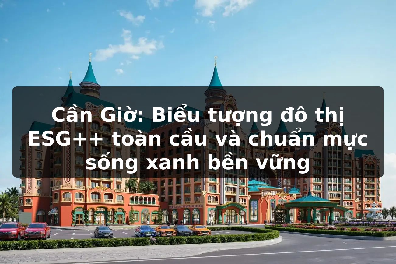 Cần Giờ: Biểu tượng đô thị ESG++ toàn cầu và chuẩn mực sống xanh bền vững