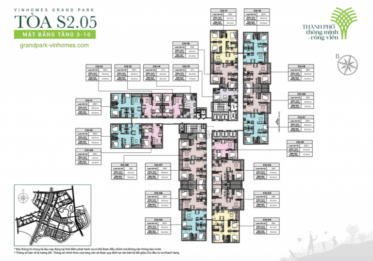 Căn hộ S2.05 Vinhomes Grand Park: Giá tốt, View đẹp