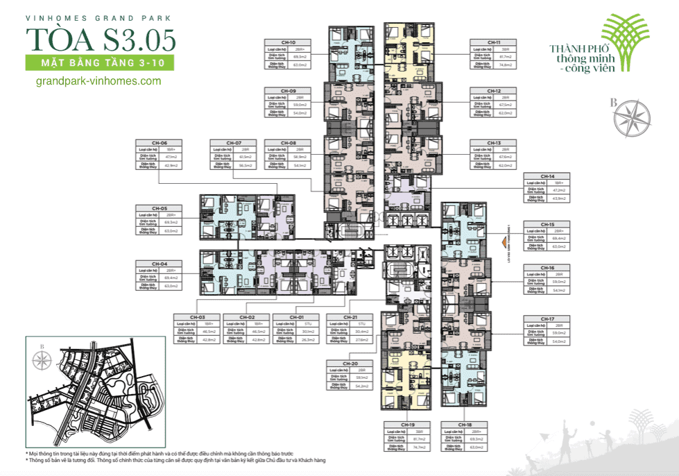 Căn hộ S3.05 Vinhomes Grand Park: Giá tốt, View đẹp