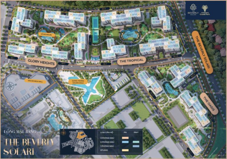 Căn hộ The Beverly Solari: Mặt bằng chi tiết, bố cục thông minh