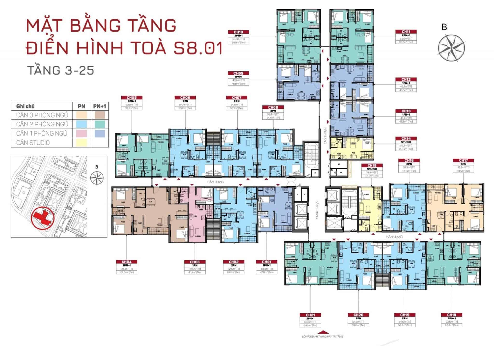 Căn hộ The Origami S8: Thiết kế Nhật Bản, sống xanh tại Vinhomes Grand Park
