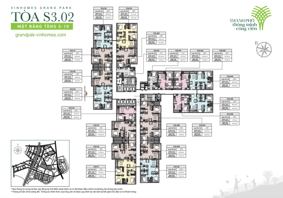 Căn hộ Vinhomes Grand Park tòa S3.02: Giá tốt, View đẹp