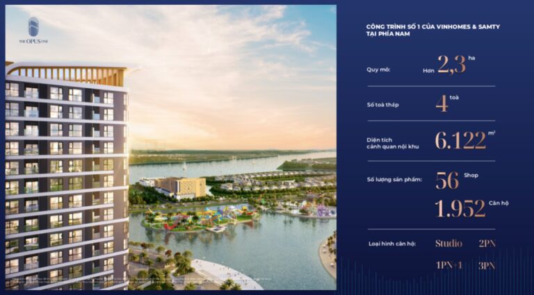 Giá bán căn hộ The Opus One mới nhất năm 2024 là bao nhiêu?