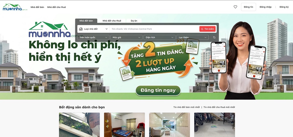 Lợi ích của các gói tin đăng bài VIP tại MuonNha.com.vn