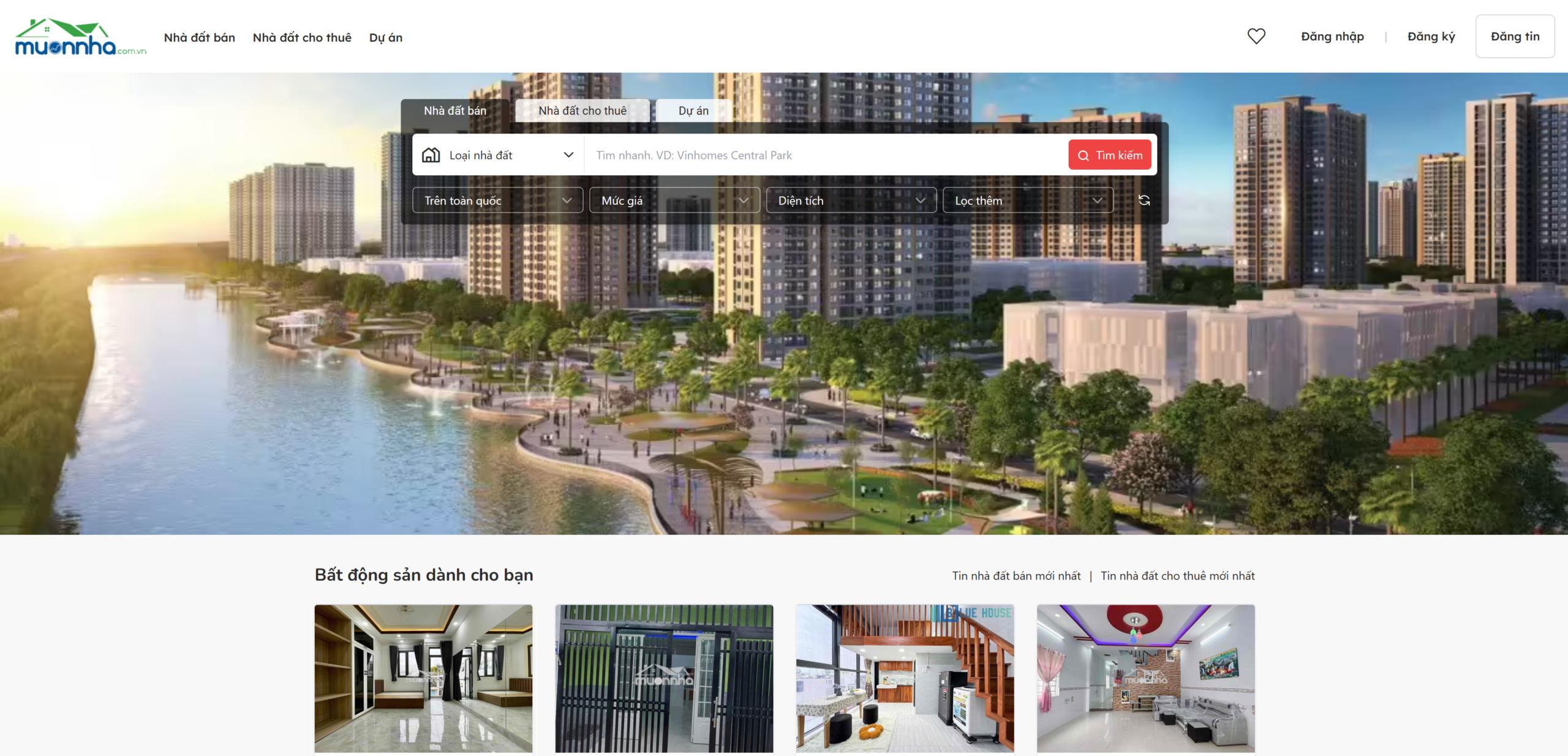 MuonNha.com.vn - Nền tảng giao dịch bất động sản trực tuyến đáng tin cậy