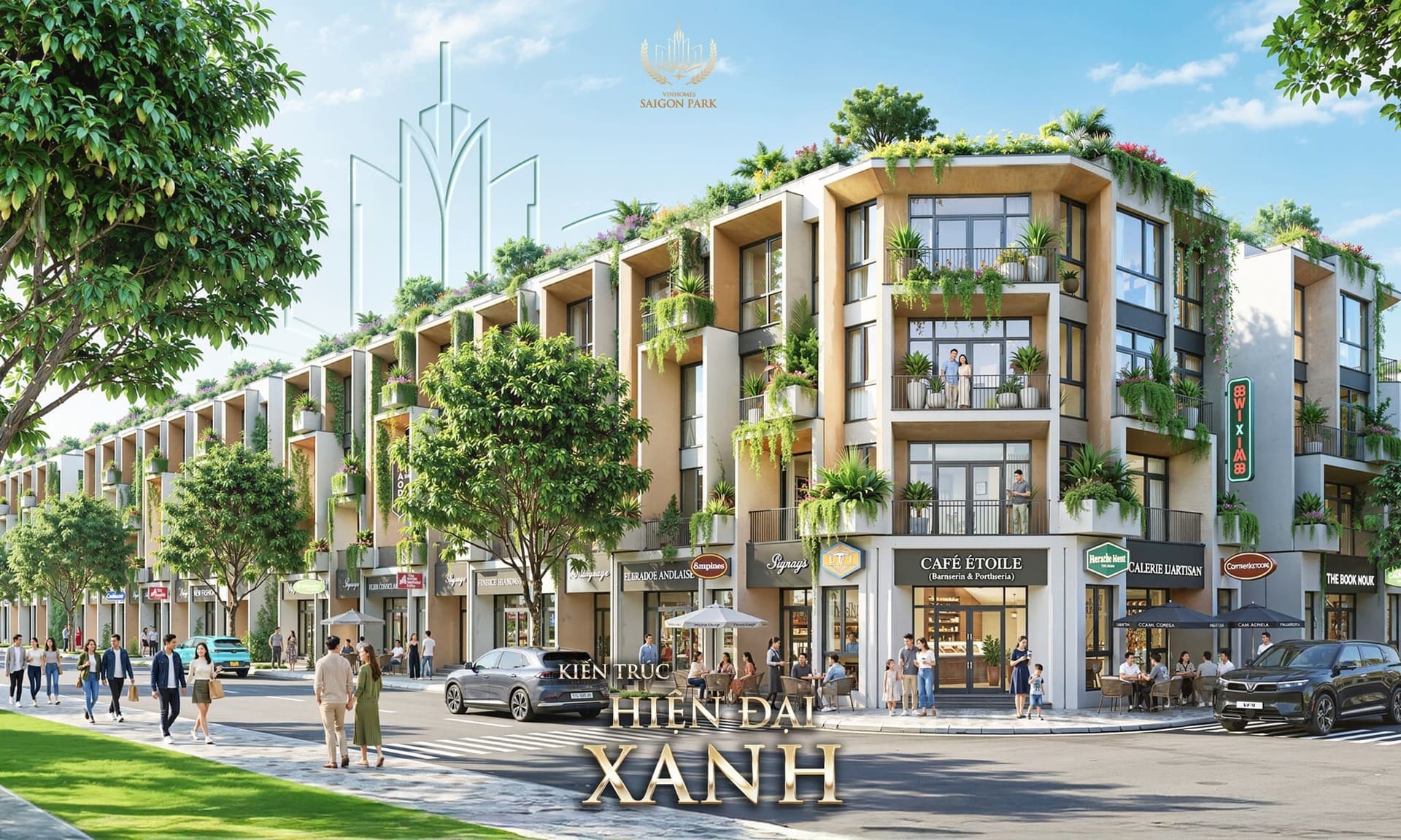 Kiến trúc xanh tại Vinhomes Saigon Park