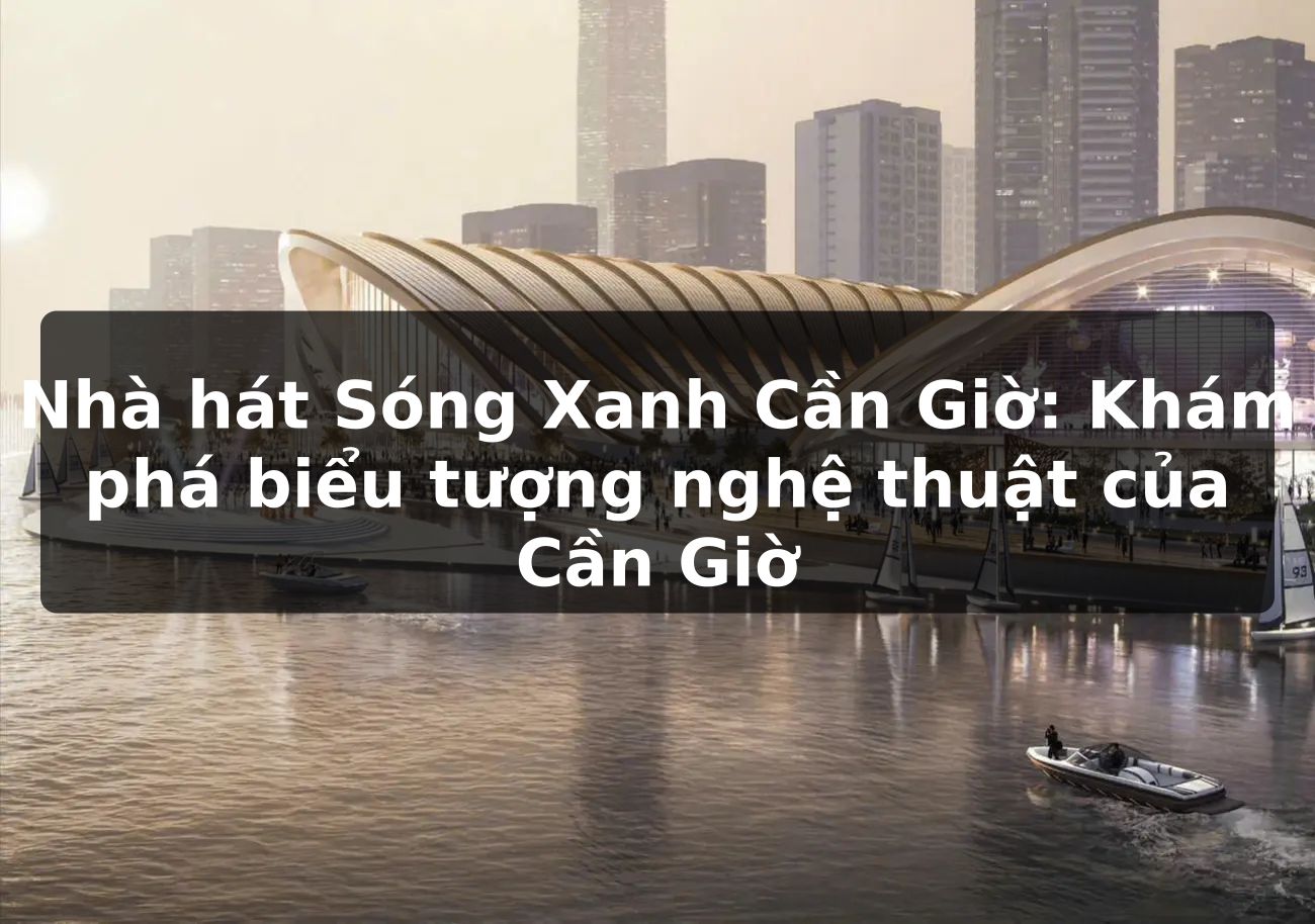 Nhà hát Sóng Xanh Cần Giờ: Khám phá biểu tượng nghệ thuật của Cần Giờ