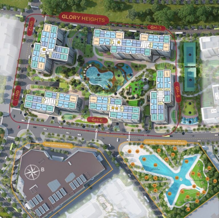 Shophouse Glory Heights: Vị trí đẹp, kinh doanh thuận lợi