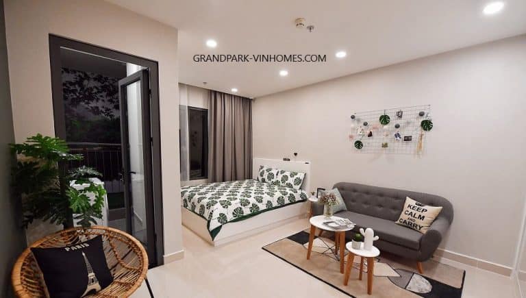 Studio Vinhomes Grand Park: Giá tốt, diện tích linh hoạt