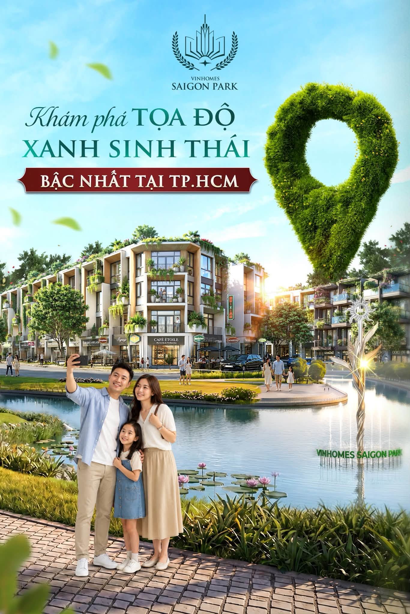 Vinhomes Hóc Môn - Không gian sống xanh chuẩn ESG tại Tây Bắc TP.HCM